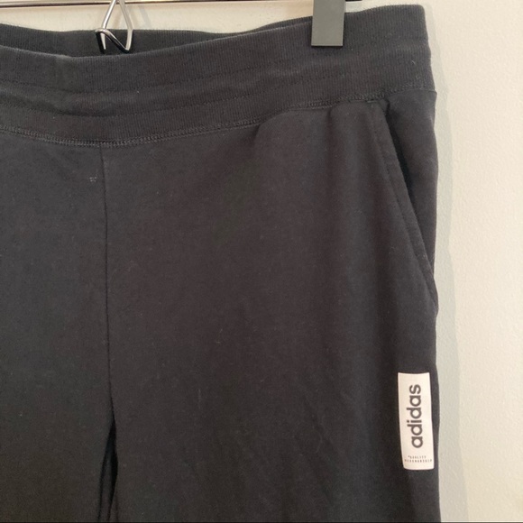 Adidas Brilliant Basics Black Track Pants Joggers Large - Picture 5 of 13